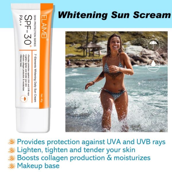 1PCS Facial Body Sunscreen Cream SPF Ultraviolet Oil Control Care Sunblock Waterproof Anti Oxidant UV Sun 9 Beauty-Health Facial Body Sunscreen Cream
