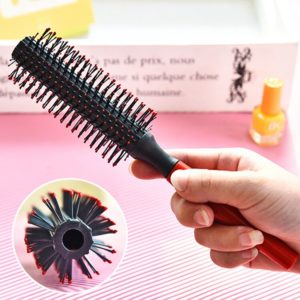 1pcs Fashion Women Round Hair Care Brush Hairbrush Salon Styling Dressing Curling Comb Makeup Beauty Massage 1 Beauty-Health Mega Shop