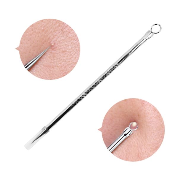 1pcs Silver Blackhead Comedone Acne Pimple Blemish Extractor Remover Stainless Needles Remove Tools Face Skin Care 1 Beauty-Health 1pcs Silver Blackhead Comedone Acne Pimple