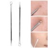 1pcs Silver Blackhead Comedone Acne Pimple Blemish Extractor Remover Stainless Needles Remove Tools Face Skin Care Beauty-Health 1pcs Silver Blackhead Comedone Acne Pimple