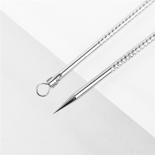 1pcs Silver Blackhead Comedone Acne Pimple Blemish Extractor Remover Stainless Needles Remove Tools Face Skin Care 2 Beauty-Health 1pcs Silver Blackhead Comedone Acne Pimple