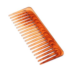 1pcs set Wide Hair Comb Wide Tooth Comb Brown Plastic Large tangle hair brush stylist care 1 Beauty-Health Mega Shop