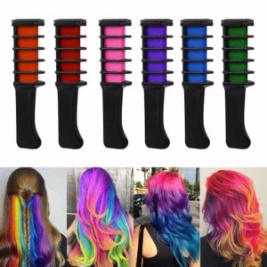 6 Colors Mini Chalks for Hair Professional Crayons for Hair Multicolor Color Dye Temporary Hair Dye 4 Beauty-Health Mini Chalks for Hair Professional Crayons for Hair Perfect 6