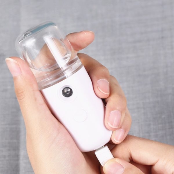 USB Humidifier Rechargeable Nano Mist Sprayer Facial Nebulizer Steamer Moisturizing Beauty Instruments Face Skin Care Tools 1 Beauty-Health USB Humidifier Rechargeable Nano Mist Sprayer