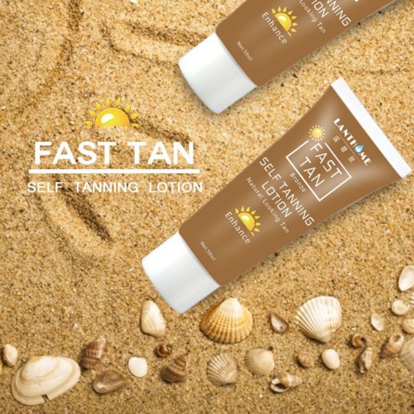 body Self tanning Lotion Facial Sunless Self Tanner Body Day Tanning Cream Natural Bronzer Sunscreen 1 Beauty-Health Body Self-tanning Lotion Facial Sunless