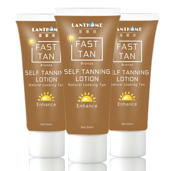 body Self tanning Lotion Facial Sunless Self Tanner Body Day Tanning Cream Natural Bronzer Sunscreen 4 Beauty-Health Body Self-tanning Lotion Facial Sunless