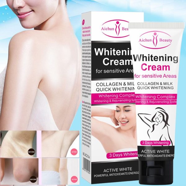 Armpit Underarm Whitening Cream Beauty Body Whitening Bleaching Cream Private Parts Legs Brightening Cream Skin Care 1 Beauty-Health Armpit Underarm Whitening Cream