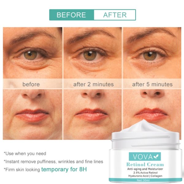 Retinol Face Cream Eye Cream Serum Set Lifting Anti Aging Anti Eye Bags Remove Wrinkles Moisturizer 5 Beauty-Health Retinol Face Cream Eye Cream Serum