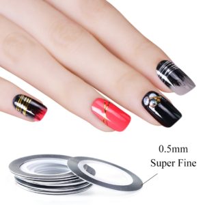0 5mm Gold Silver Striping Sticker Holographic 3D Strips Liner Tape Adhesive Super Fine Nail Art 7 Beauty-Health Hyaluronic Acid Ginseng Acne Cream Anti-acne