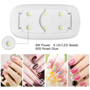 1PC Portable Nail Dryer 6W UV LED Nail Lamp For Nail Polish Gel Manicure Apparatus Manicure 4 Beauty-Health 1PC Portable Nail Dryer 6W UV LED Nail Lamp