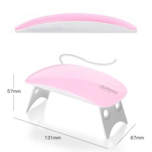 1PC Portable Nail Dryer 6W UV LED Nail Lamp For Nail Polish Gel Manicure Apparatus Manicure 5 Beauty-Health 1PC Portable Nail Dryer 6W UV LED Nail Lamp
