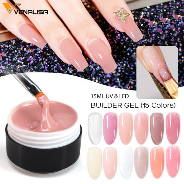 2021 New Products Wholesale Nail Gel CANNI Nail Extension Gels Thick Builder Gel Natural Camouflage UV 11 Beauty-Health Nail Extension Gels