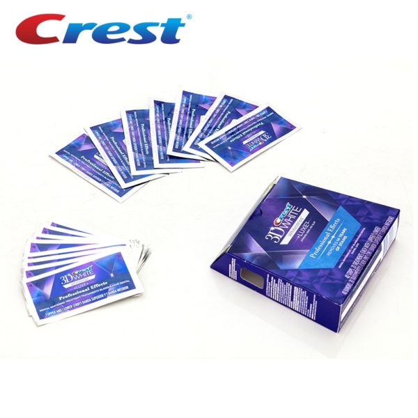 3D White Whitestrips LUXE Strong Grip Professional Effects Oral Hygiene Perfect Smile Teeth Whitening Strips 5 1 Beauty-Health 3D White Whitestrips LUXE