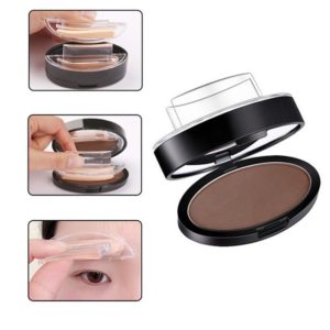 New 3 Seconds Quick Makeup Brow Eyebrow Powder Stamp Waterproof Powder Palette for Perfect Eyebrows Eye 1 Beauty-Health Mega Shop