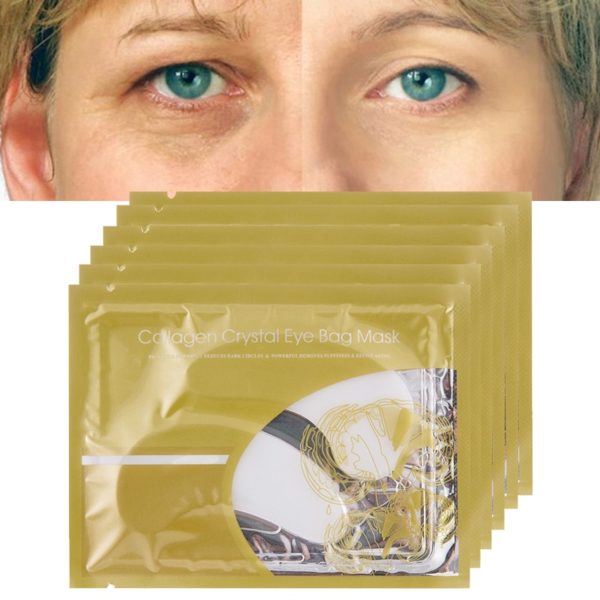 Crystal Collagen Eye Mask Crystal Patches for Eyes Face Skin Care Anti Wrinkle Cosmetics Moisture Dark 4 Beauty-Health Crystal Collagen Eye Mask Crystal Patches