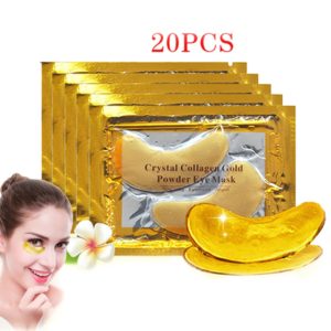 20Pcs Crystal Collagen Gold Eye Mask