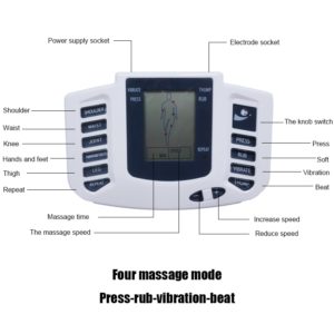 Tlinna New Healthy Care Full Body Tens Acupuncture Electric Therapy Massager Meridian Physiotherapy Massager Apparatus Massager 2 Beauty-Health Tlinna New Healthy Care Full Body Tens Acupuncture Electric Therapy Massager Meridian Physiotherapy Massager Apparatus Massager